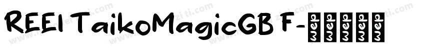 REEI TaikoMagicGB F字体转换